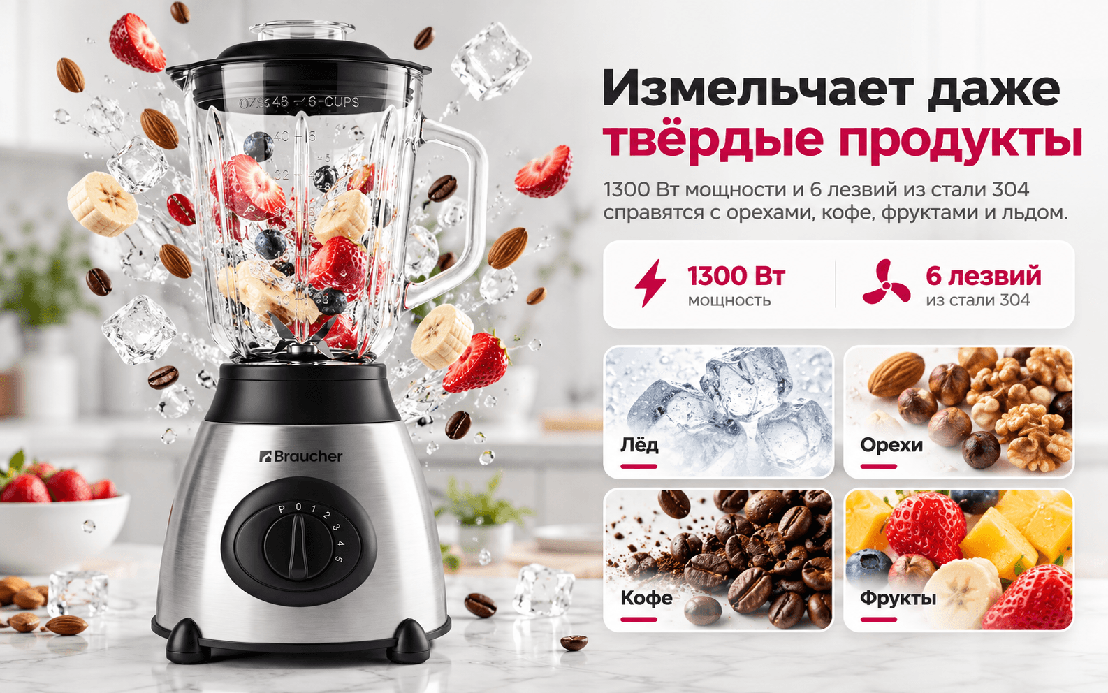 Braucher | Редизайн рич-контента для блендера, работа 2